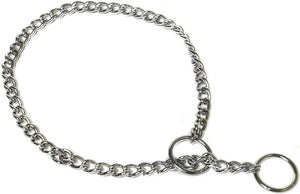 Prestige Pet Chrome Choke Heavy Duty Dog Collar 4.0mm
