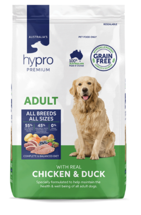 Hypro Premium Dog Food Adult Chicken & Duck Grain Free 20kg