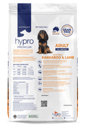 Hypro Premium Dog Food Adult Kangaroo & Lamb Grain Free 20kg
