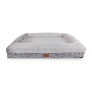Kazoo Wombat Plush Grey Dog Bed Large