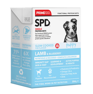 Prime100 SPD™ Slow Cooked Lamb & Blueberry Puppy 354g