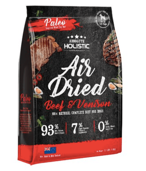 Absolute Holistic Dog Dry Food Absolute Holistic Air Dried Beef And Venison Dog Food 1Kg