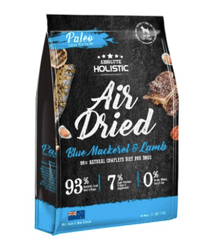 Absolute Holistic Dog Dry Food Absolute Holistic Air Dried Blue Mackerel & Lamb Dog Food 1Kg