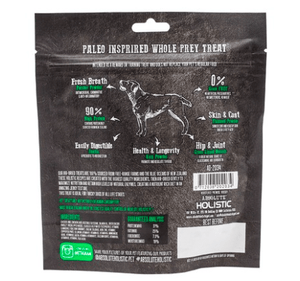 Absolute Holistic Dog Treats Air Dried Dog Treats Grand Prairie Chicken & Hoki 100gm