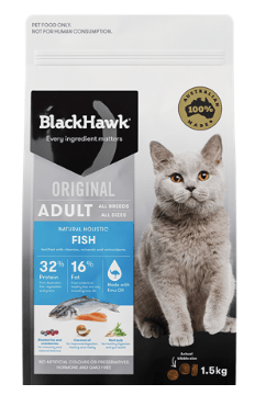 Black Hawk Cat Dry Food Black Hawk Cat Fish 1.5Kg
