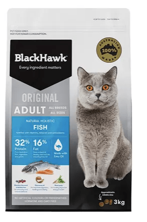 Black Hawk Cat Dry Food Black Hawk Cat Fish 3Kg