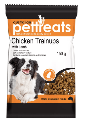 Evolution Pet Dog Treats Australian Pet Treat Chicken Train Ups 150g