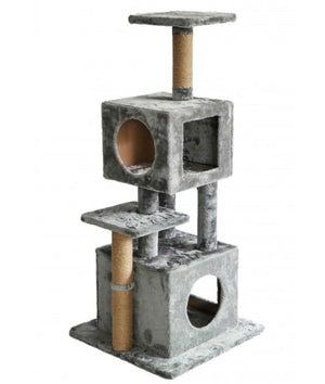 Furkidz Cat Tower XLarge Grey Fleece