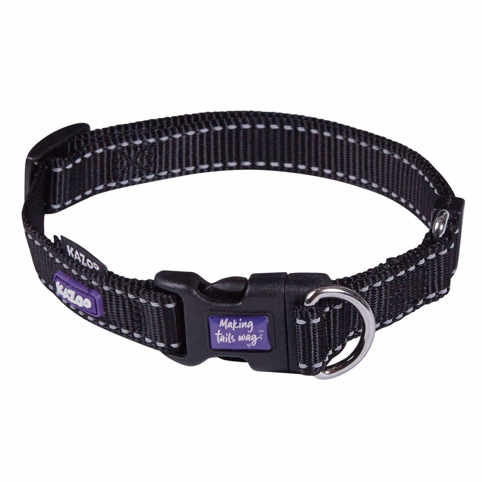Kazoo Dog Collars, Leads, Harness & Muzzles Default Kazoo Classic Collar Black Medium