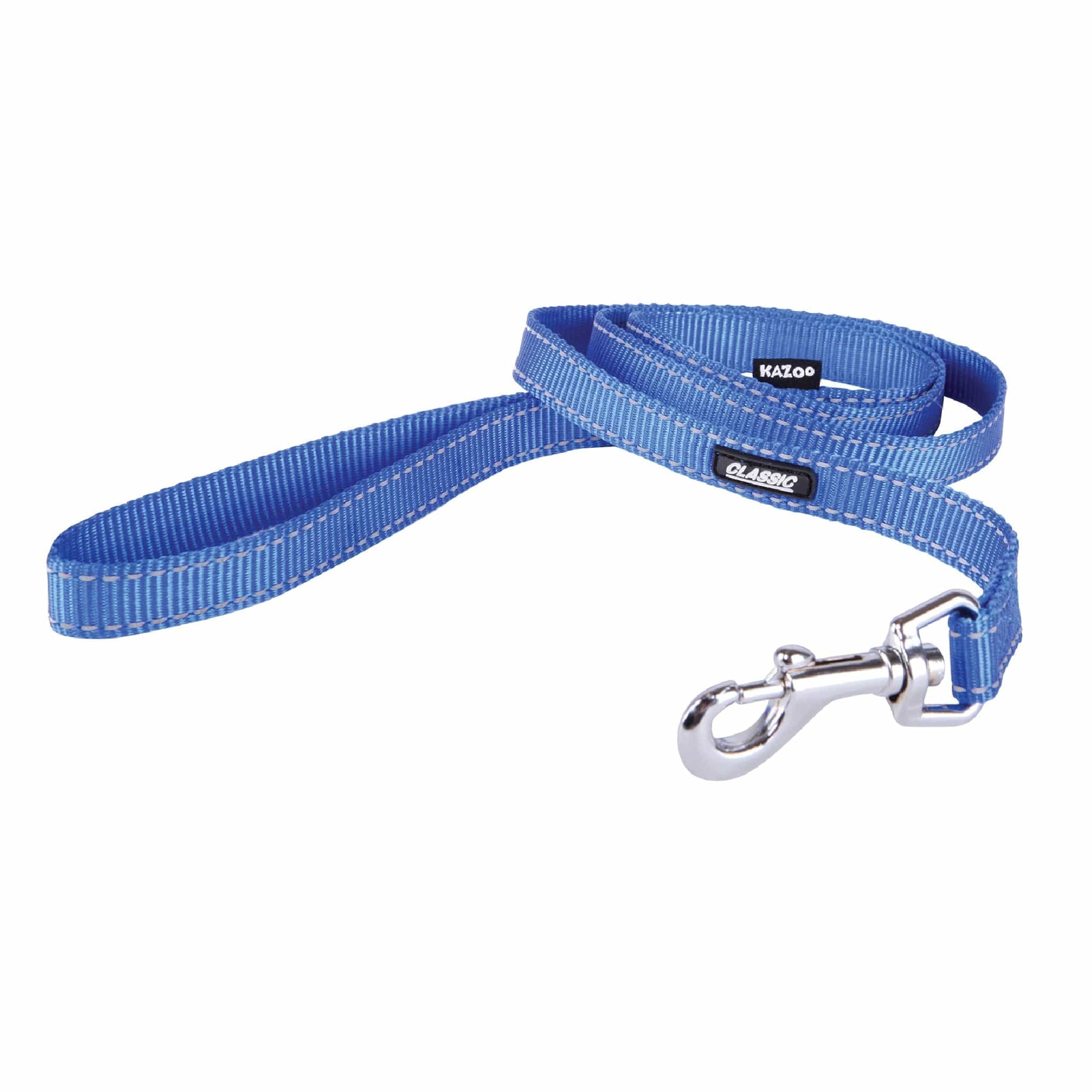 Kazoo Dog Collars, Leads, Harness & Muzzles Default Kazoo Classic Lead Blue 1200X25Mm