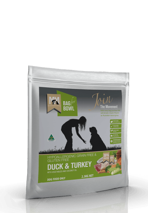 Meals For Mutts Dog Dry Food 2.5kg Meals For Mutts Dog Grain Free Duck & Turkey 2.5 kg