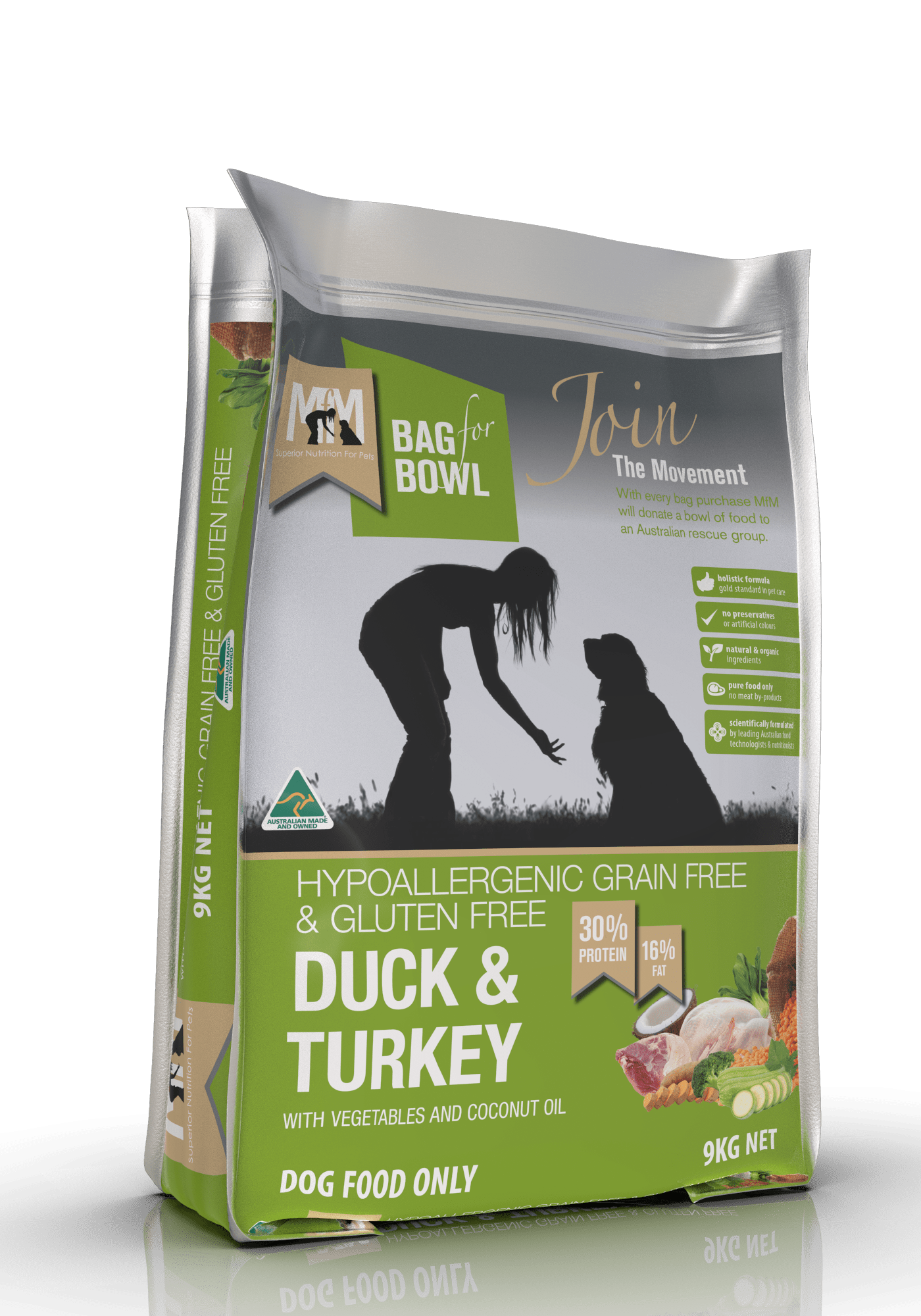 Meals For Mutts Dog Dry Food Default Meals For Mutts Dog Grain Free Duck & Turkey 9Kg