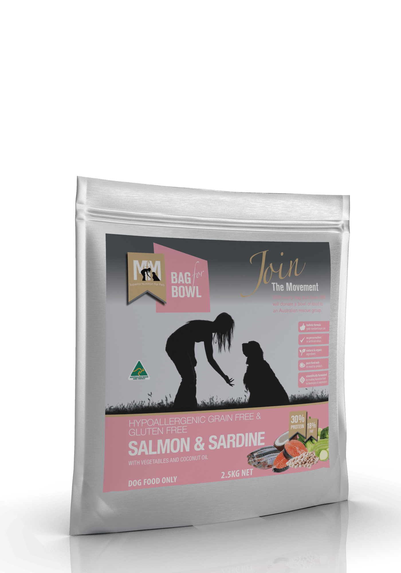 Meals For Mutts Dog Dry Food Default Meals For Mutts Dog Grain Free Salmon & Sardine 2.5Kg