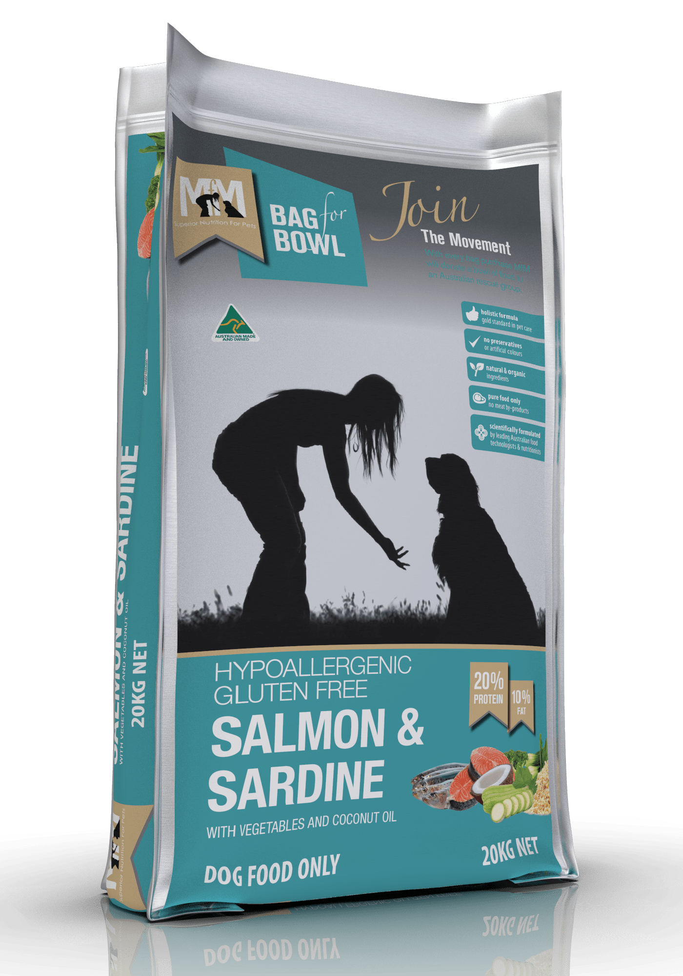 Meals For Mutts Dog Dry Food Default Meals For Mutts Dog Salmon & Sardine 20Kg