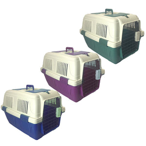 Showmaster Large Deluxe Plastic Pet/Cat/Dog Carrier