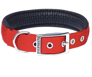 Prestige Pet Dog Collars, Leads & Harnesses Red Prestige Soft Padded Collar 61 Cm
