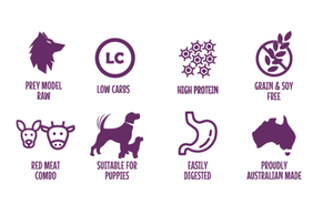 Proudi Dog Raw Food Proudi Dog Kangaroo & Beef 2.4kg