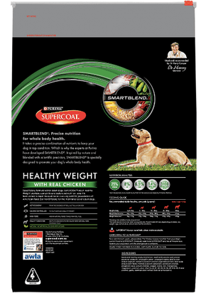 Purina Dog Dry Food Supercoat Healthy Weight Lite & Mature 18kg