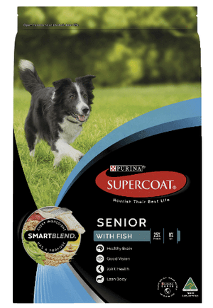 Purina Dog Dry Food Supercoat Senior Dog Ocean Fish 18kg