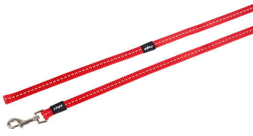 Rogz Dog Collars, Leads, Harness & Muzzles Default Nitelife Lead Red
