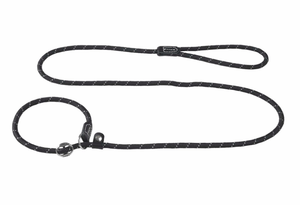 Rogz Dog Collars, Leads & Harnesses Black Rogz Rope Quick Fit Lead 1.8m