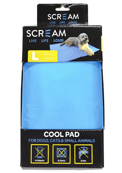 Scream Dog Beds Scream Cool Pad Blue Large