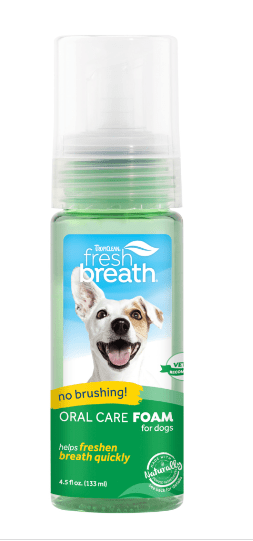 Tropiclean Dog Dental Care Tropiclean Fresh Breath Foam 4.5oz