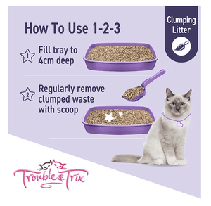Trouble Trix Cat Litter & Trays Trouble Trix 15Lt - Lavender Clumping Litter