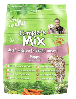 Vets All Natural Dog Dry Food Vets All Natural Puppy 1Kg