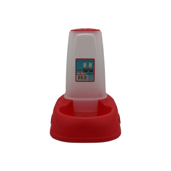 Showmaster 2 In 1 Pet Auto Feeder/Drinker Tower 1.5L
