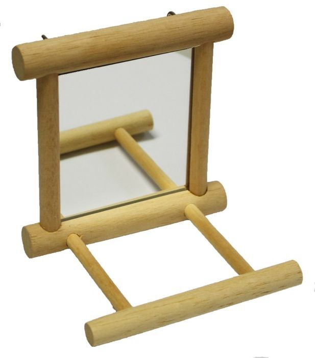 Percell Wooden Mirror Perch