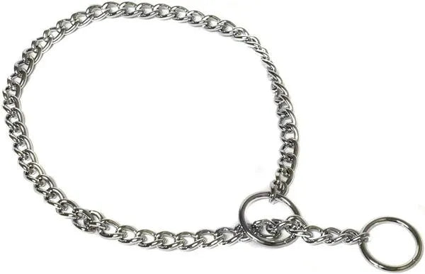 Prestige Pet Chrome Choke Heavy Duty Dog Collar 4.0mm