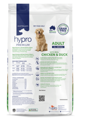 Hypro Premium Adult Chicken & Duck Grain Free 20kg