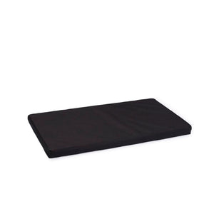 Superior Pet Crate Mat Canvas Dog Bed with Zippered Cover Black