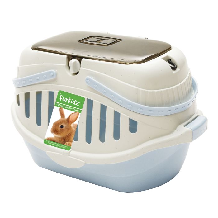 Furkidz Small Animal Carrier Large Blue