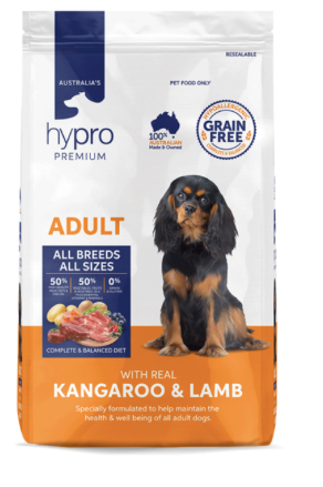 Hypro Premium Adult Kangaroo Lamb Grain Free 20kg Robbos pet barn