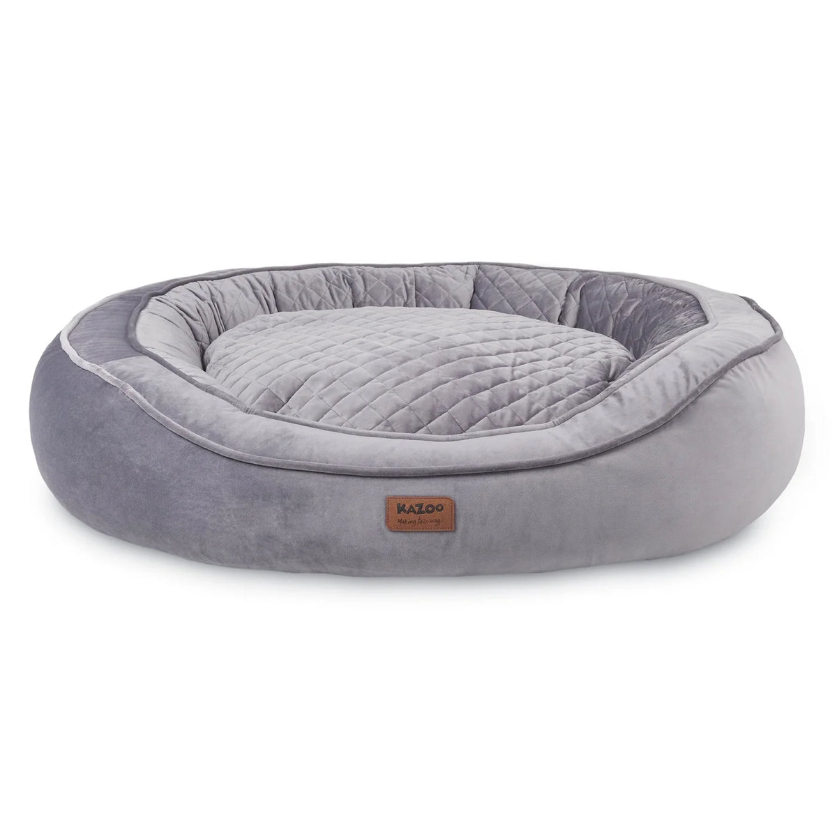 Kazoo Bilby Dog Bed Large Grey