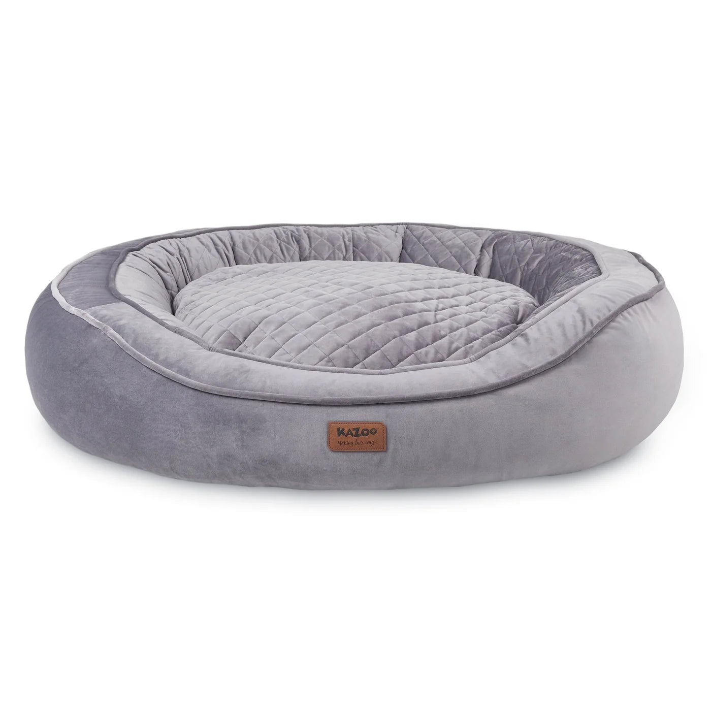 Kazoo Bilby Dog Bed Large Grey