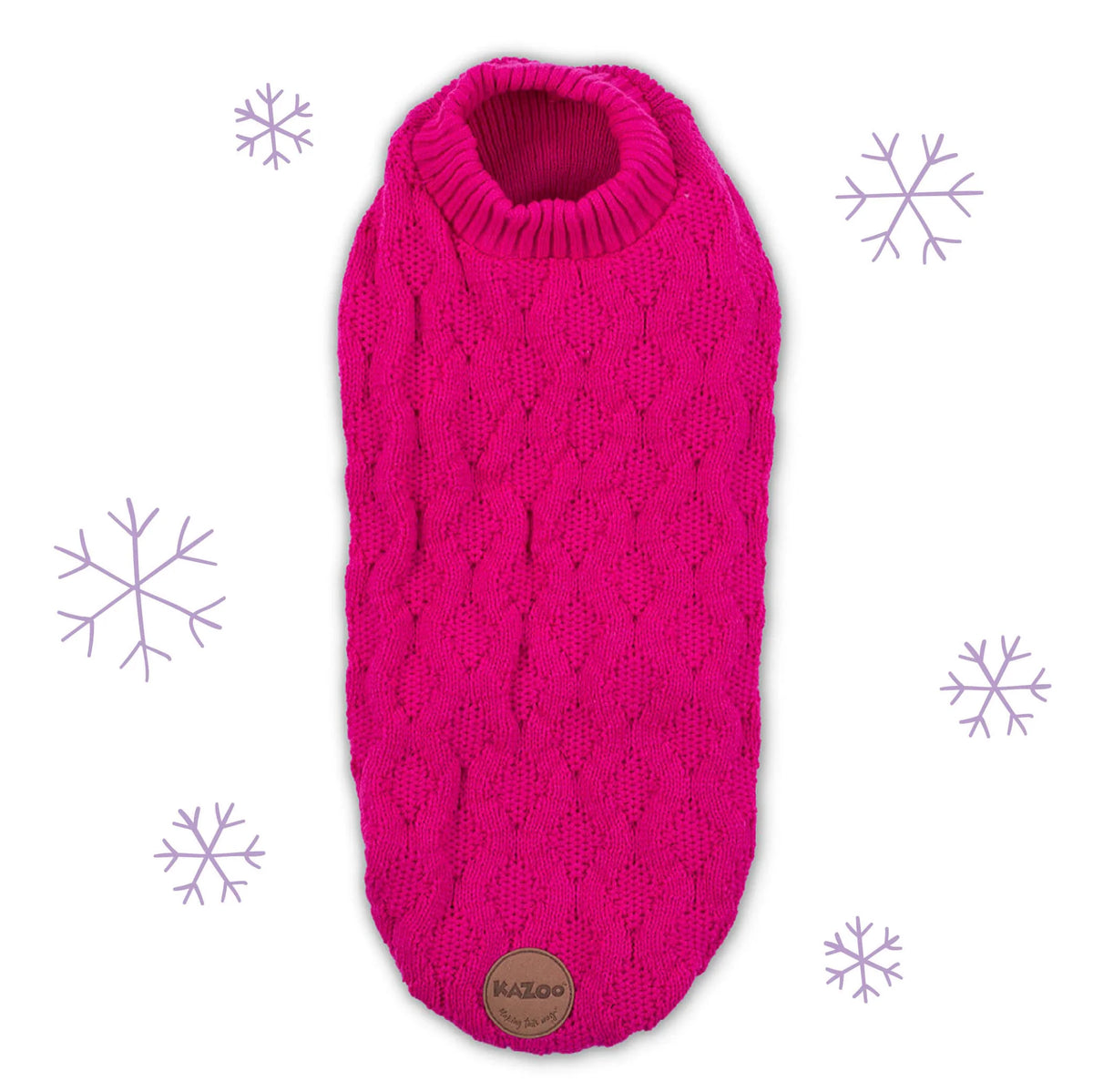 Kazoo Raspberry Pink Dog Jumper XX-Small