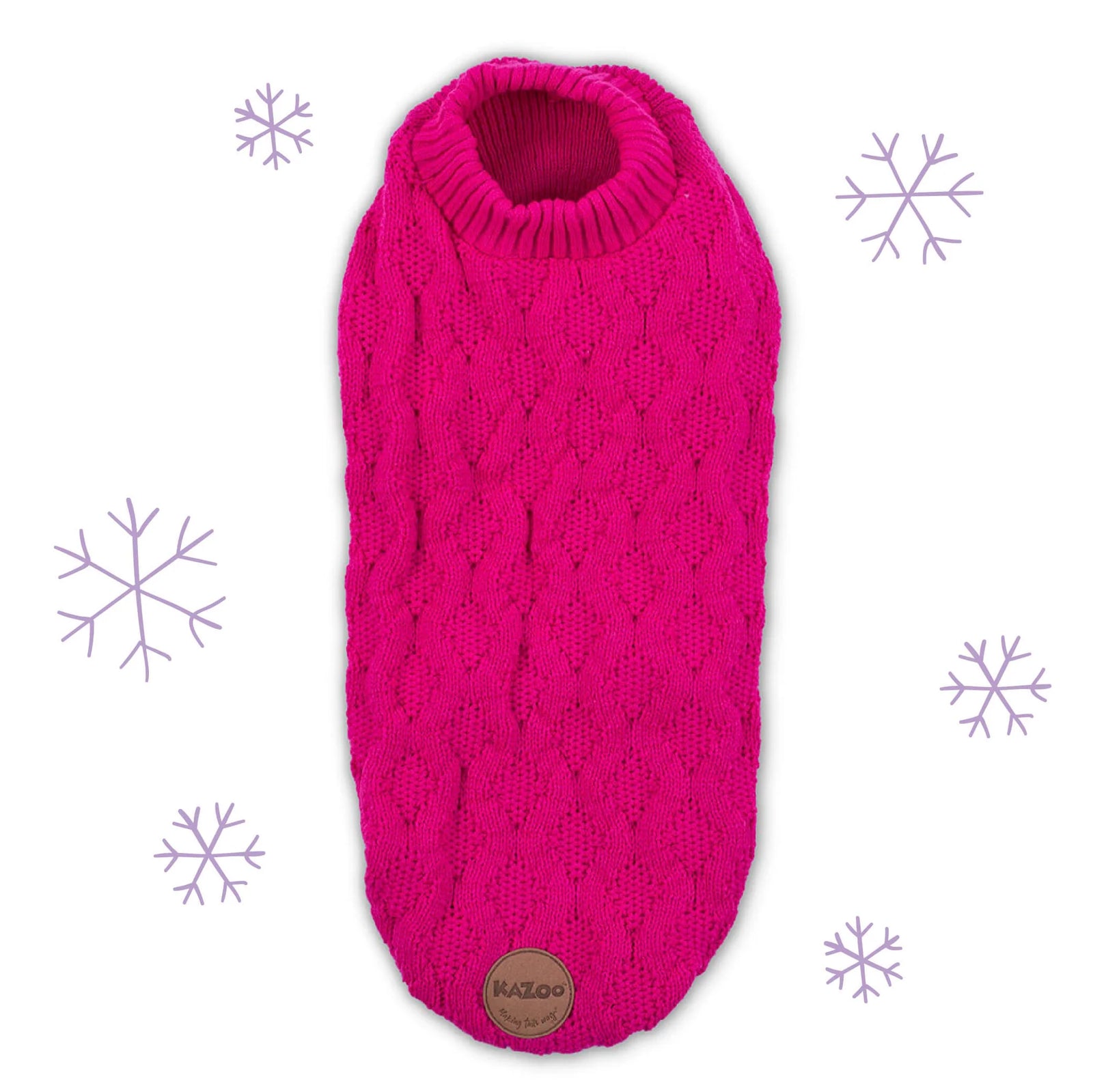 Kazoo Raspberry Pink Dog Jumper XX-Small