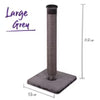 Cat Scratch Post - Grey - Large
