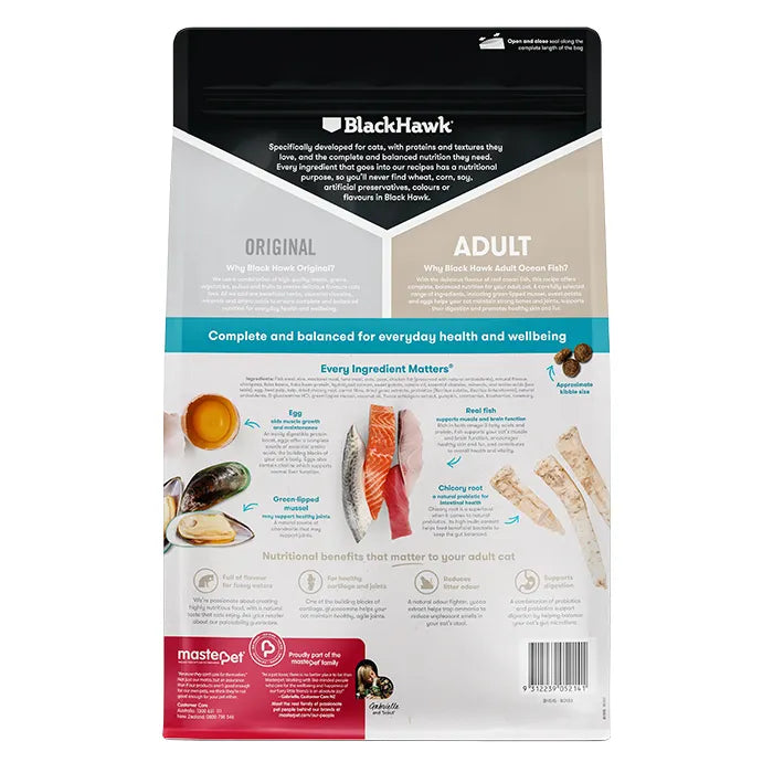 Black Hawk Cat Food Ocean Fish 2kg