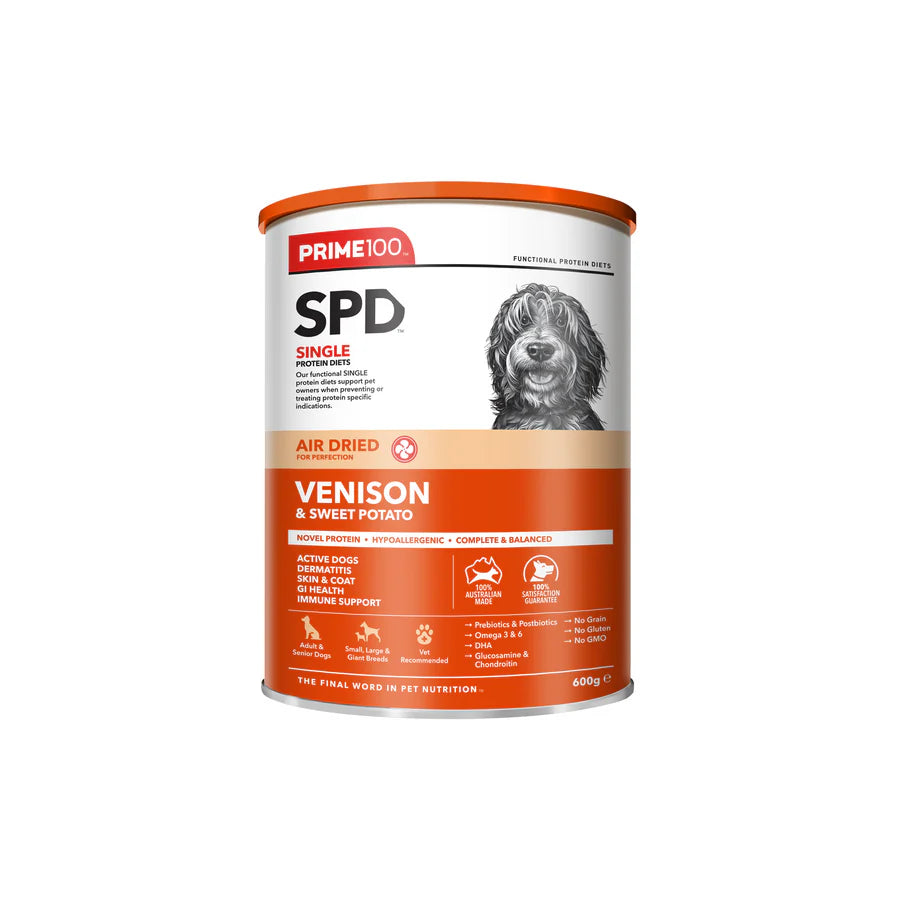 Prime100 SPD™ Air Dried Venison & Sweet Potato 600g