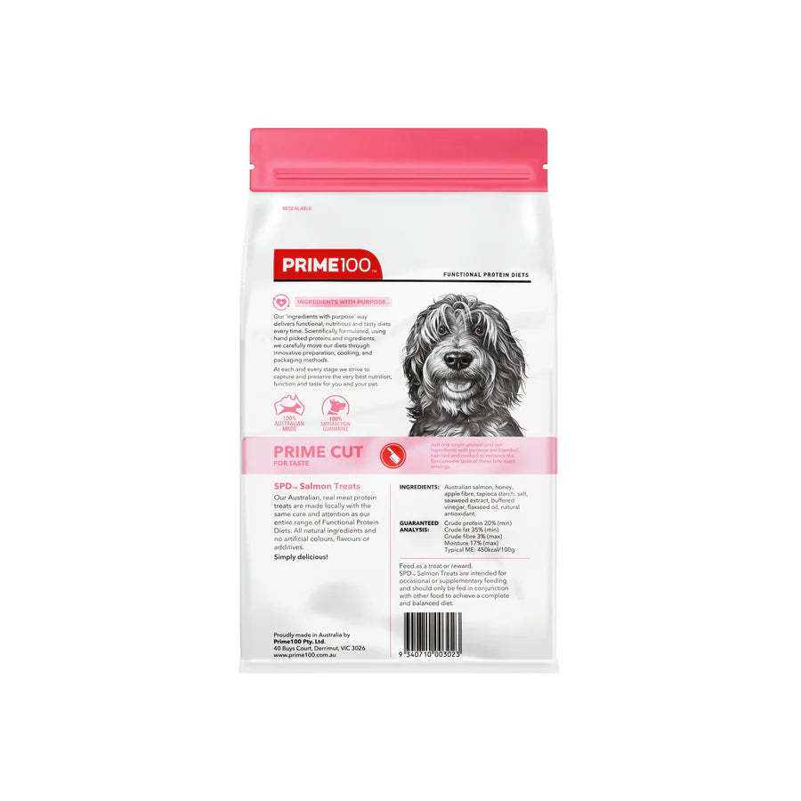 SPD™ Prime Cut Salmon Treats 100g