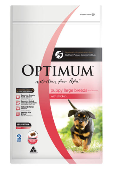 Optimum Puppy Large Breed Chicken 15kg