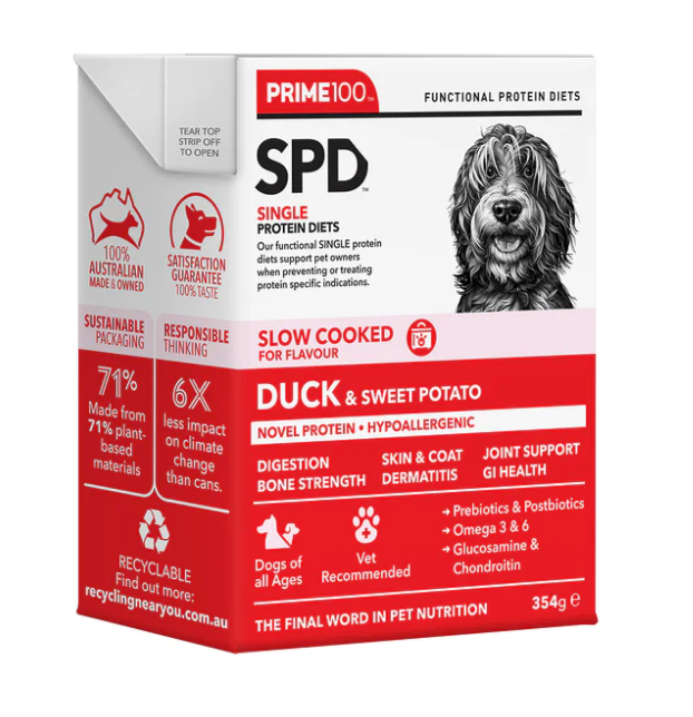 Prime100 SPD™ Slow Cooked Duck & Sweet Potato 354g
