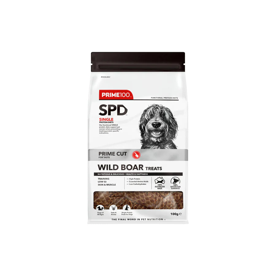 SPD™ Prime Cut Wild Boar Treats 100g