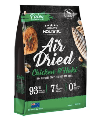 Absolute Holistic Dog Dry Food Absolute Holistic Air Dried Chicken & Hoki Dog Food 1Kg