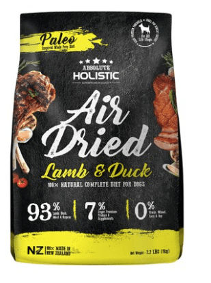 Absolute Holistic Dog Dry Food Absolute Holistic Air Dried Lamb & Duck Dog Food 1Kg