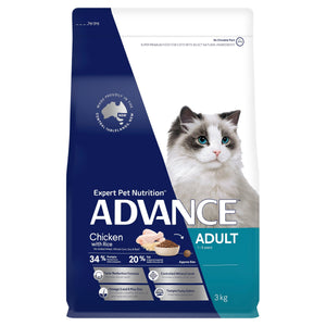 Advance Cat Dry Food Advance Adult Cat Chicken 3Kg